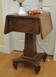 Empire two drawer drop leaf stand