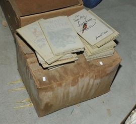 Two boxes of books-antiques-with Windsor Co., VT history