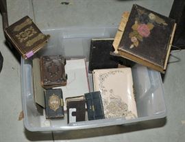 Lot of antique photo albums-Keyler-Fagan family
