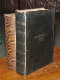 Two antique bible's, Fagan family, 1850