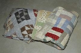 Two antique quilts