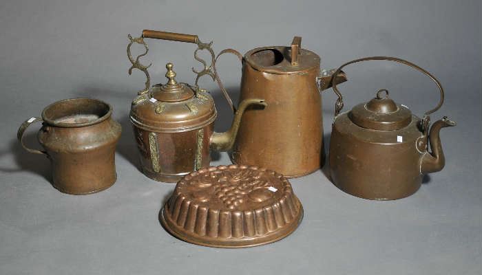 Large assortment of copper 