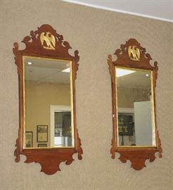 Pair of Chippendale mirrors