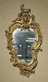 Rococo French 19th C. gilt mirror