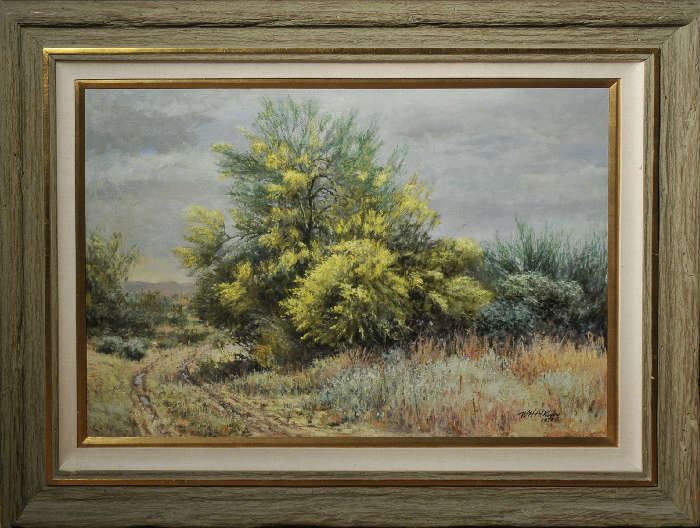 Oil painting, signed WH Atkins