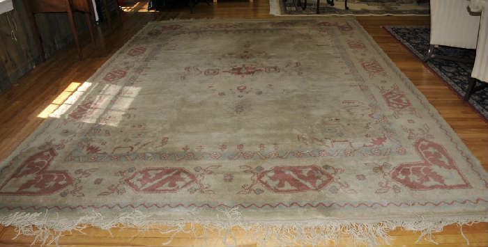 Contemporary Oushak room size rug - 9'10 x 13'8 