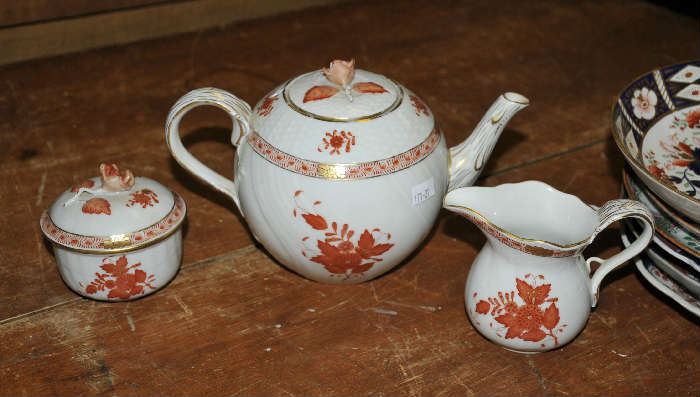 Two Herend tea sets 
