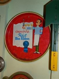 pabst blue ribbon beer sign 