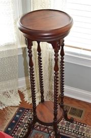 Ornate Rope Legged Plant Stands (2) Matching