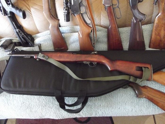 M1 US Government Carbine, Saginaw Rolling receiver, w/Underwood Barrel dated 7-43, includes 2 Mags. .30 caliber .