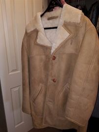 Sheep Skin Men's Jacket which looks like it has not been worn