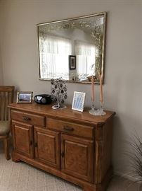 matching server, everything goes except family photos 55.5 x 32.75 x 17d