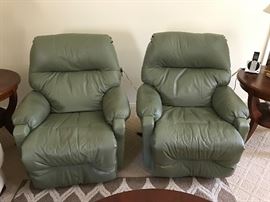 matching leather recliner rockers
