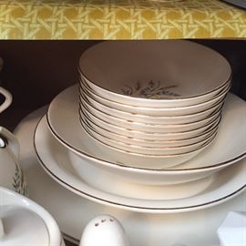 China set (wheat pattern)