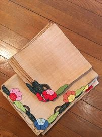  1950's tablecloth/napkins
