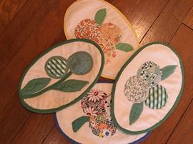 Hand-made vintage pot holders