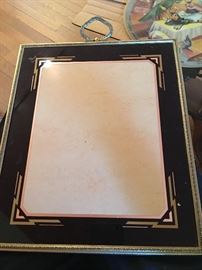 Art Deco reverse/painted picture frame