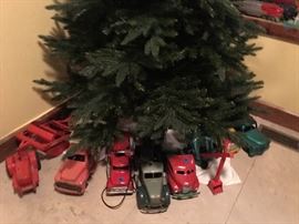 Post WWII era toy trucks