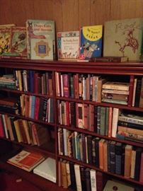 Many rare children's books (Book shelves are not available.)