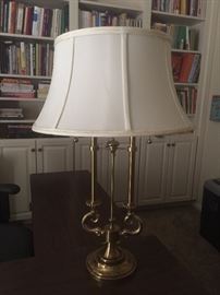 Stiffel Heavy Brass Table Lamp
