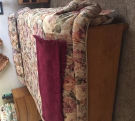 Heywood Wakefield Bedroom Suite: Dresser, Vanity w Mirror and Stool, Nightstand and Bed