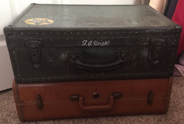 Vintage Suitcase Military case SOLD
