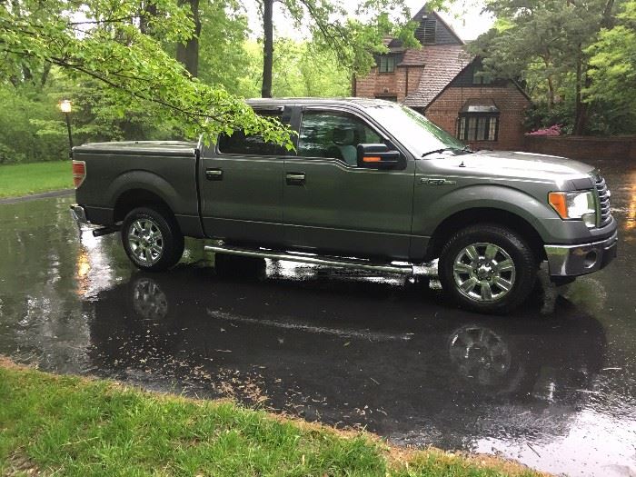 2012 Ford F-150/FX2/King Ranch/Lariat/XL XLT SuperCrew/4D  truck purchased on 8-10-2012 and it still has the 5 year powertrain warranty which is good until 8-10-2017. Mileage is 23,550 (give or take a few miles to drive it to the sale). The last date of service is 11/5/16. The bed liner and the hard top cover was installed by Fletchers in Columbia and is not shown on the original package invoice. Well cared for and in superb condition!  Priced to sell. 
