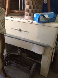 General Electric Pressing Machine c1930's, reel mower