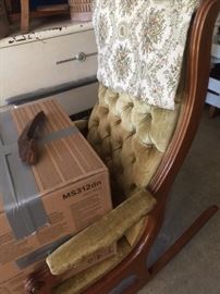 c1950's Tufted Rocker
