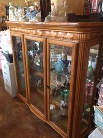 China Hutch with decorative Ball Feet. Three door