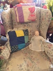 Floral Living Room Chair c1960's