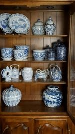 Blue & White China! Beautiful designs.