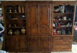 Ethan Allen Entertainment Center.  All wood!