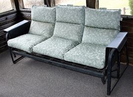 Metal Glider w/Cushions