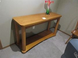 oak sofa table
