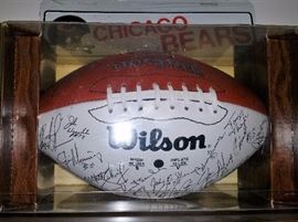 Bears Autographed Football