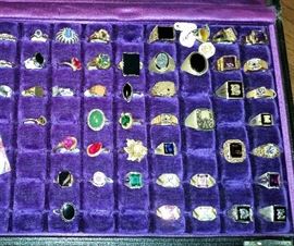 Vintage Rings, Gold & Sterling