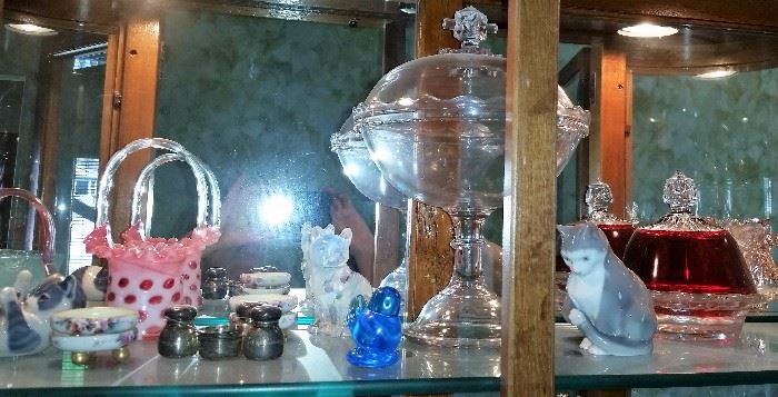 Opalescent Glass, Pattern Glass, B& G Figurines