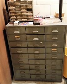 Industrial file chest cabinet