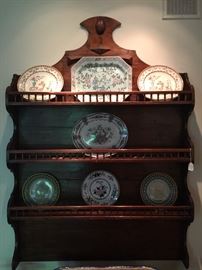 Rustic Plate Rack.