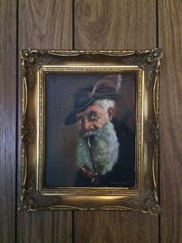Framed portrait