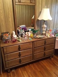 Dresser and mirror