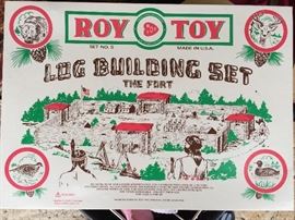 Roy Toy Log Building Set The Fort