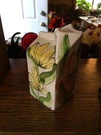 Ceramic milk pitcher creamer
