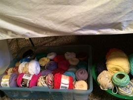 Yarn; embroidery thread available too