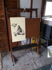 Awesome Mid-century, free standing dry bar