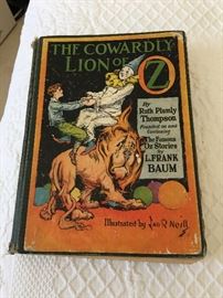 First edition of L. Frank Baum's "The Cowardly Lion of Oz"