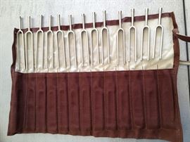 German tuning fork set
