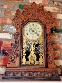 Gingerbread Mantel Clock