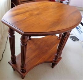Oval End Table